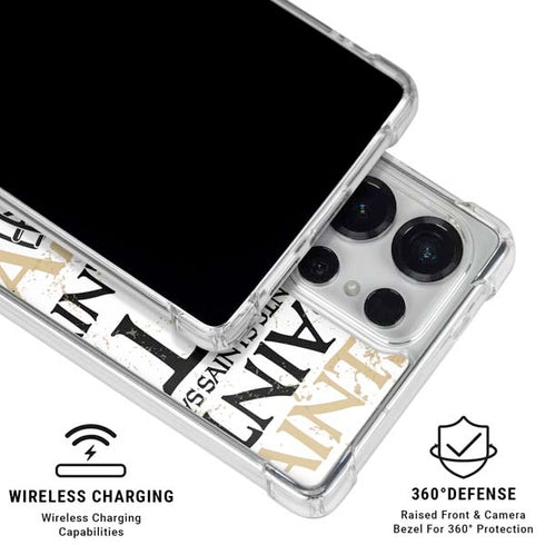 NFL New Orleans Saints - Blast Galaxy S25 Ultra Clear Case